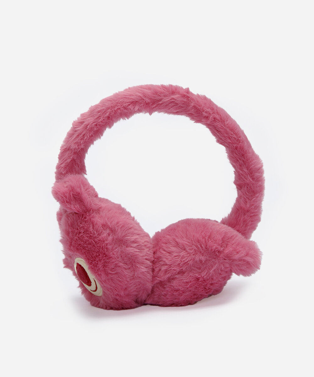 protetor de orelha infantil lotso rosa