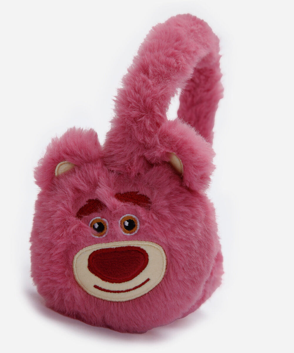 protetor de orelha infantil lotso rosa