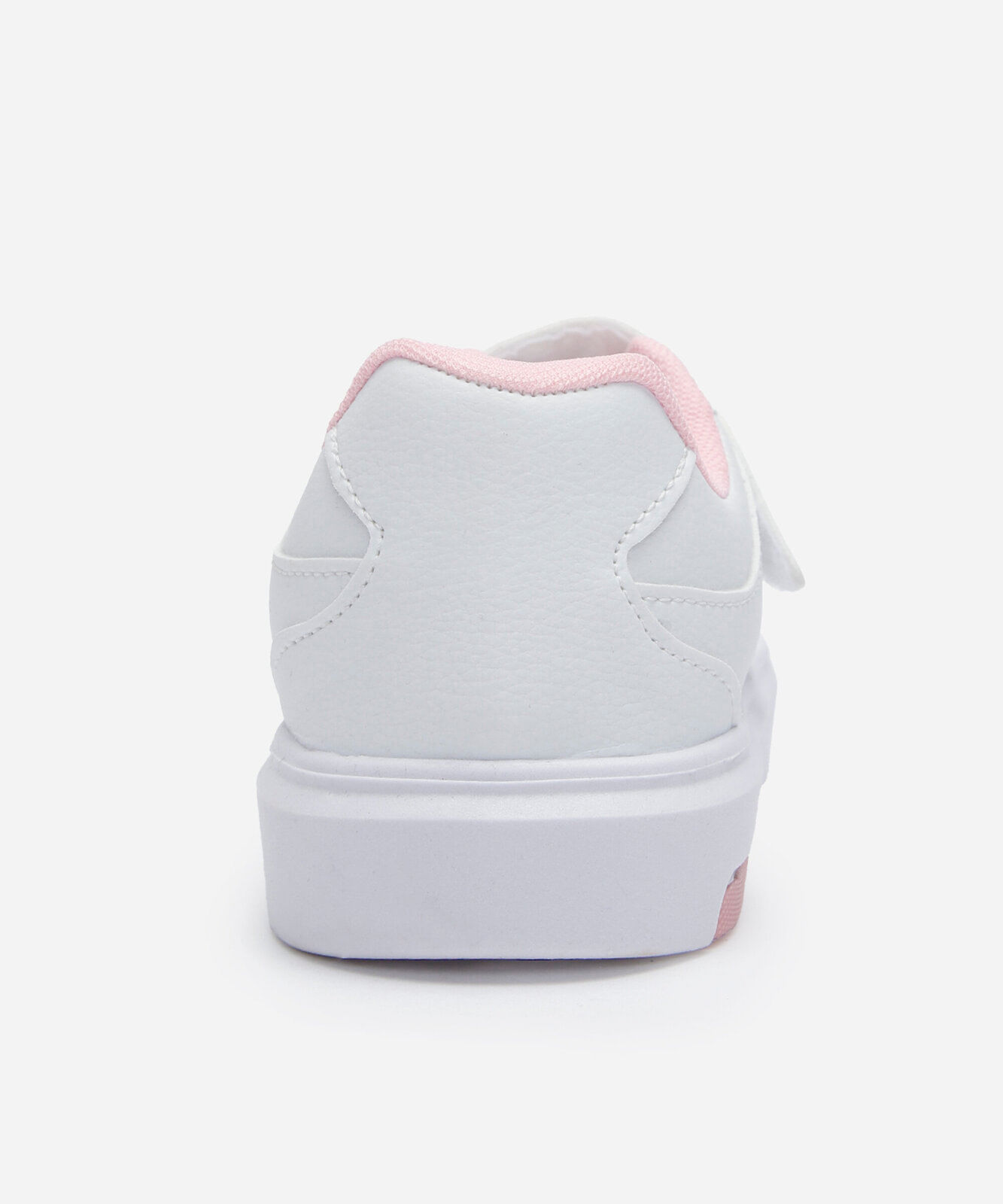 tênis infantil com recortes e velcro rosa
