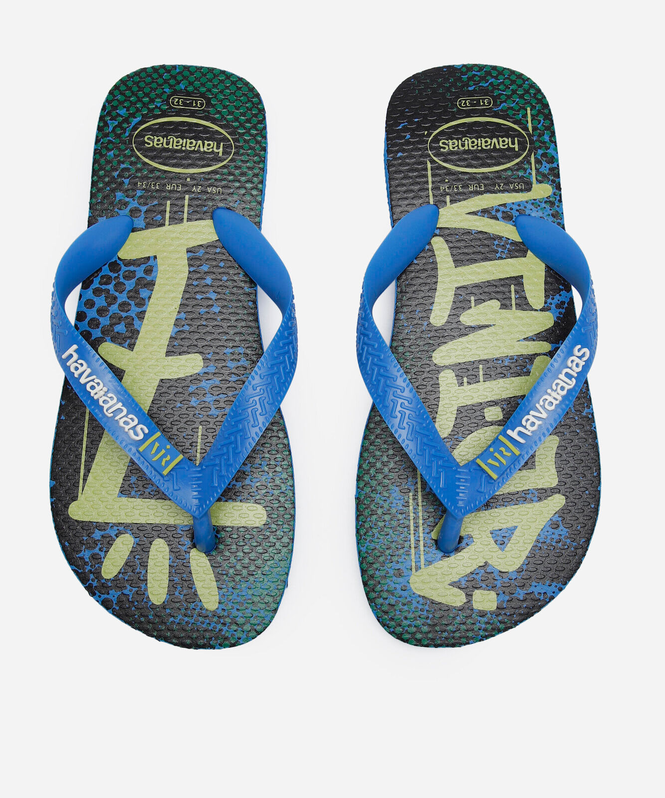 chinelo infantil havaianas vini jr azul