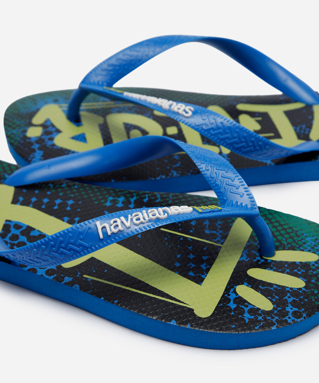 chinelo havaianas vini jr azul