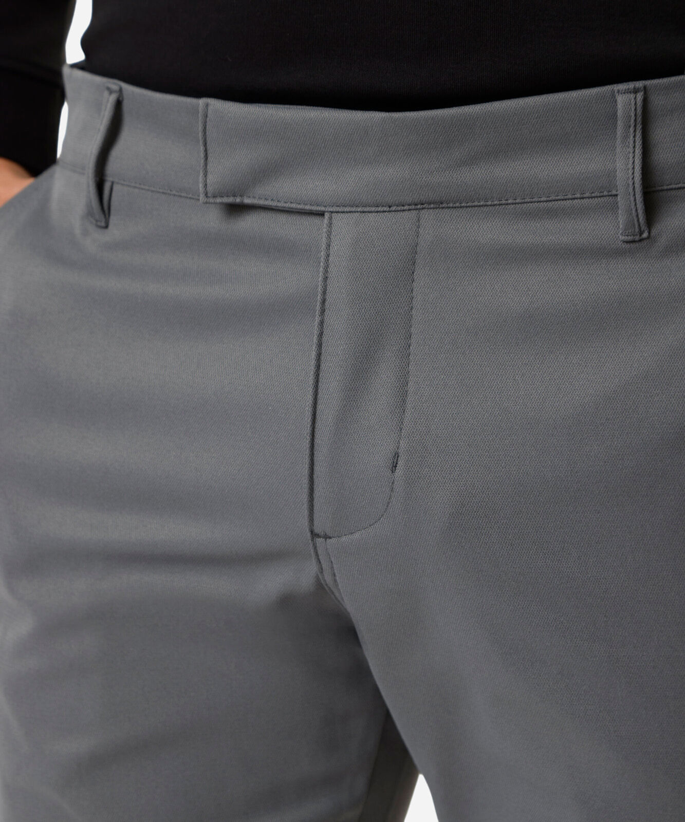 calça slim cropped masculina cinza