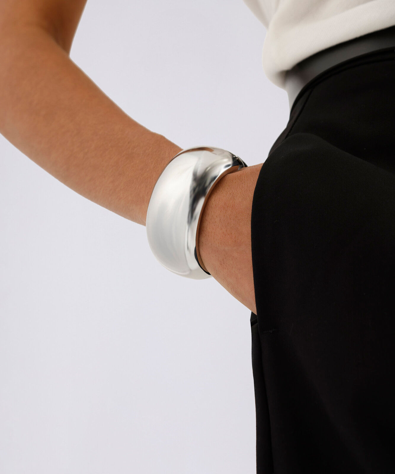 bracelete bold mindset prata