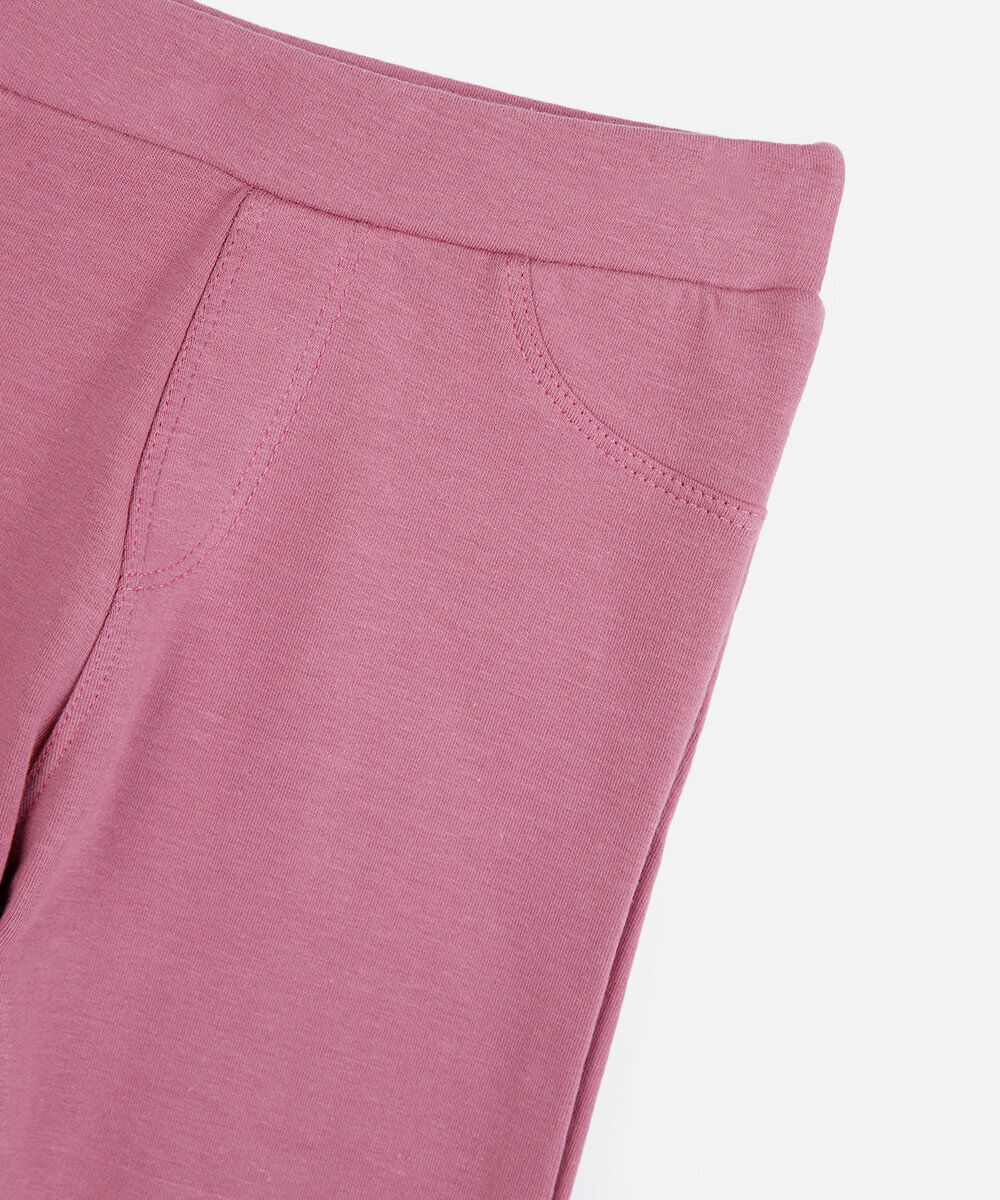 calça legging infantil rosa