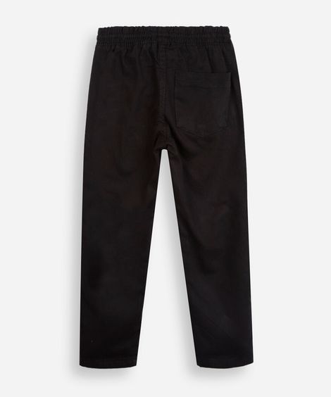calça infantil jogger preta