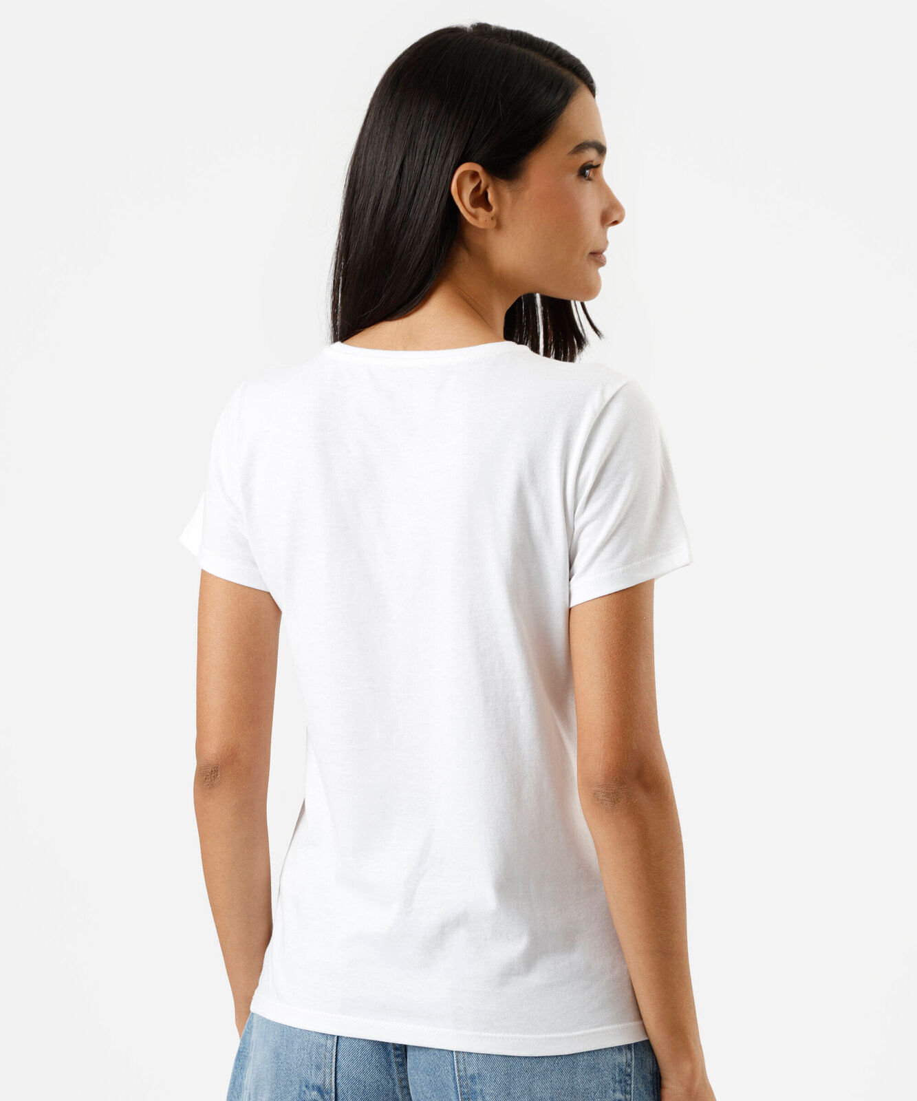 camiseta feminina de algodão manga curta hello kitty off white