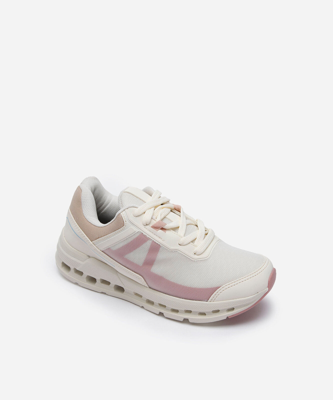 tênis esportivo feminino texturizado bege