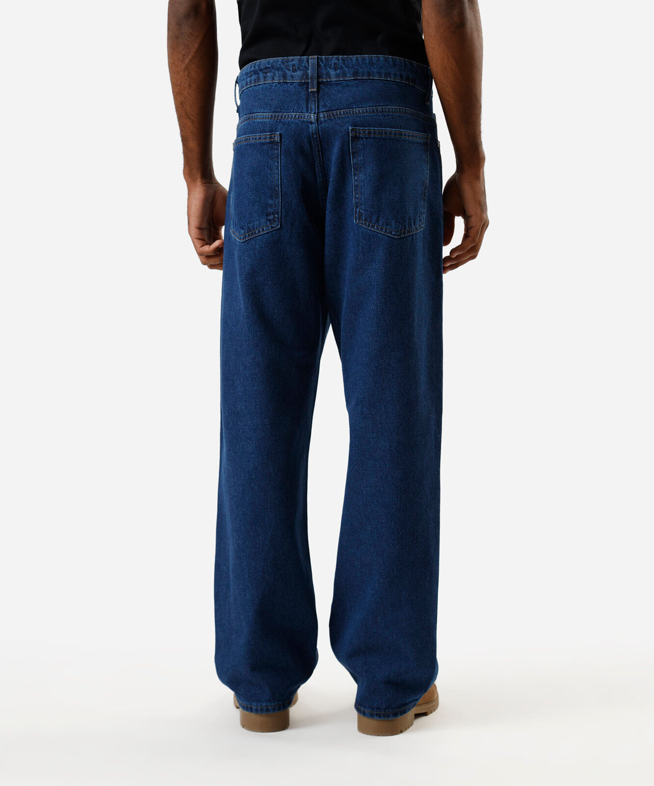 calça baggy masculina jeans azul