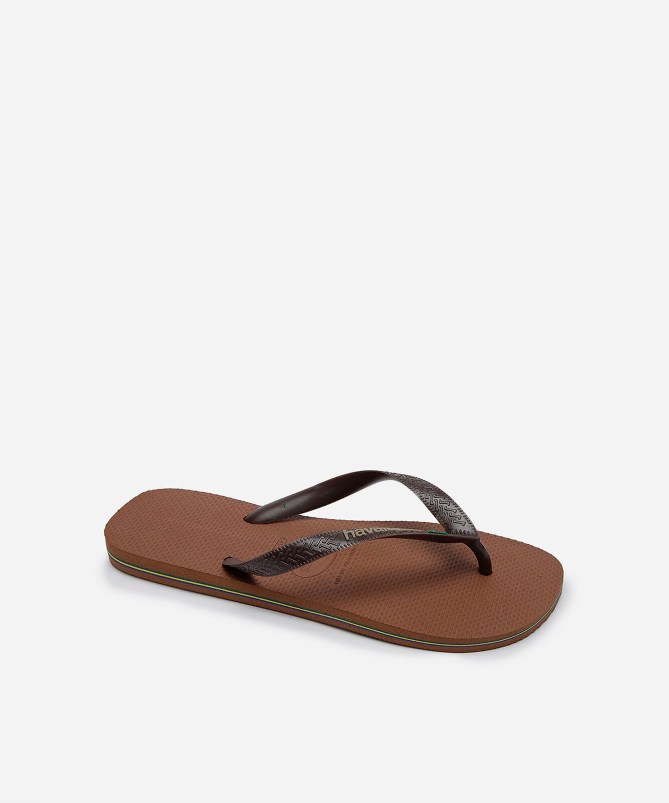 chinelo havaianas masculino brasil marrom