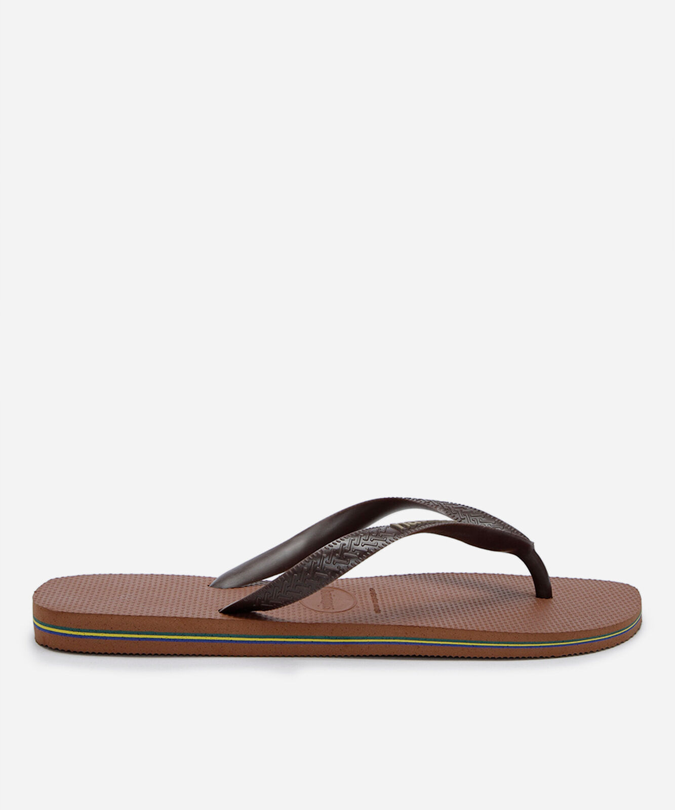 chinelo havaianas masculino brasil marrom