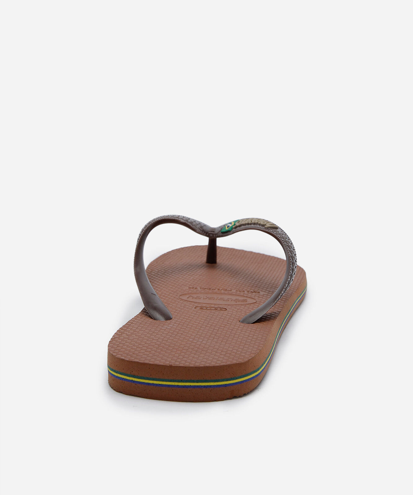 chinelo havaianas masculino brasil marrom