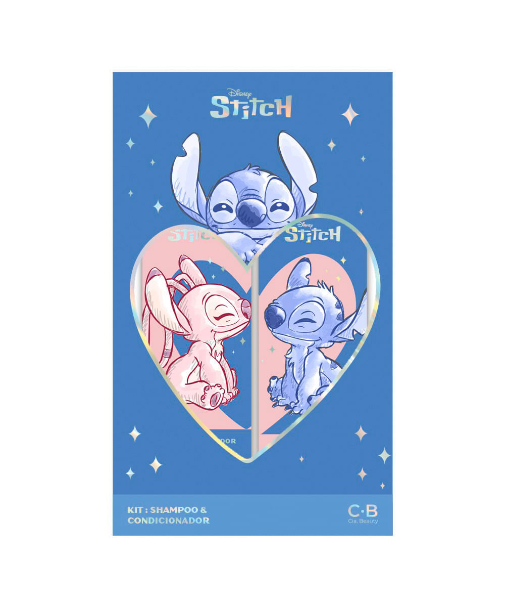 kit de shampoo e condicionador stitch 300ml