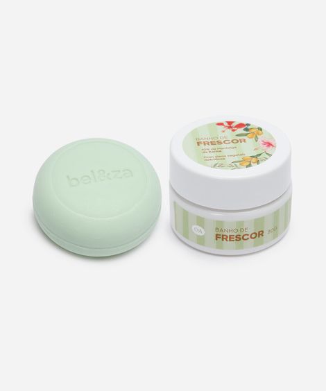 kit banho de frescor com manteiga de karité e sabonete beleza cea