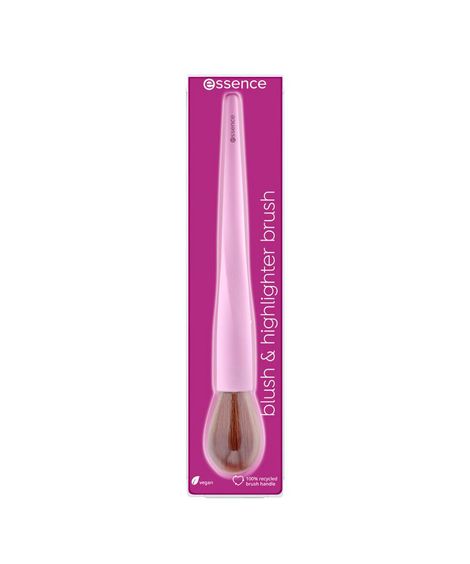 pincel de maquiagem essence blush e highlighter brush 01