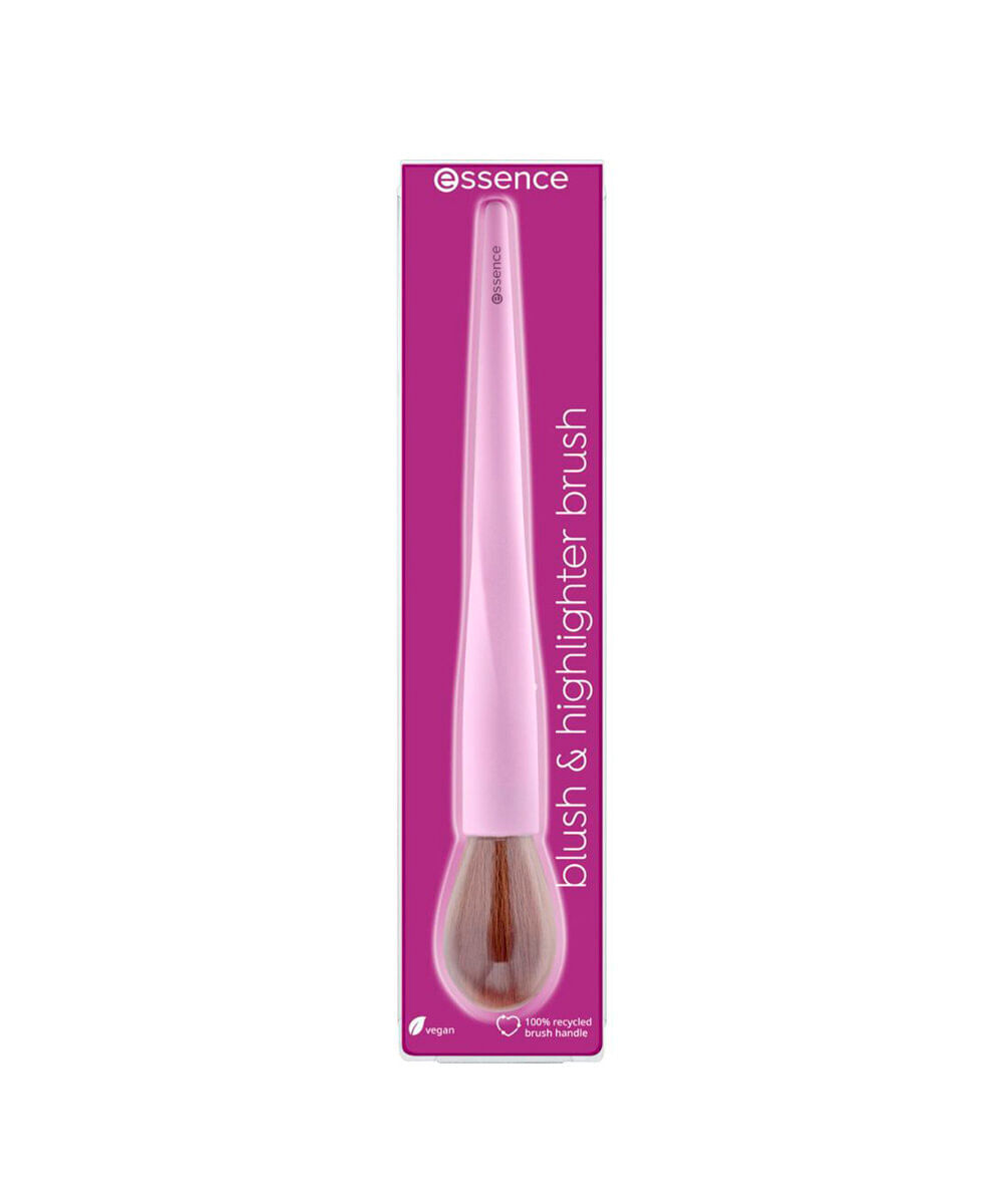 pincel de maquiagem essence blush e highlighter brush 01