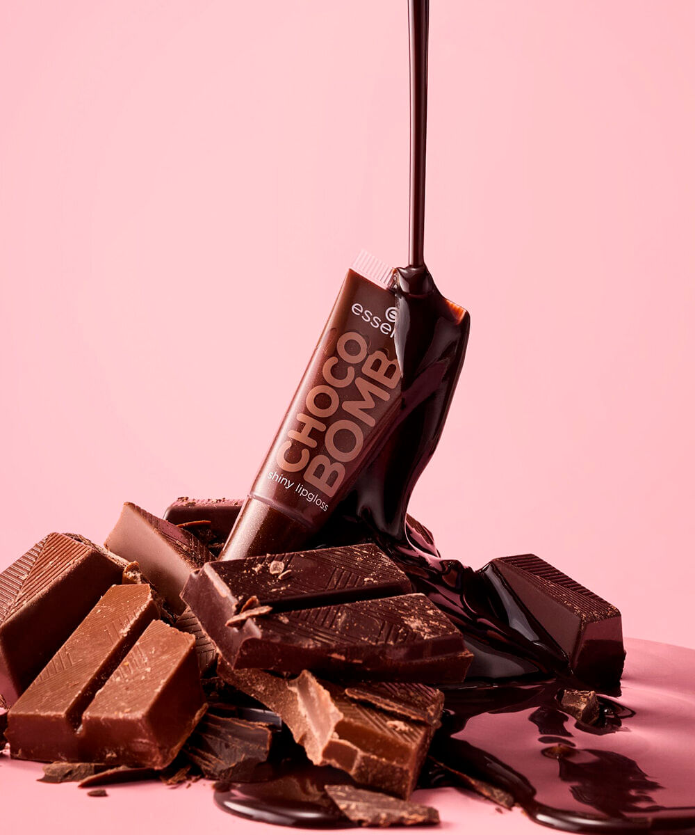 gloss labial essence juicy bomb shiny lipgloss chocobomb