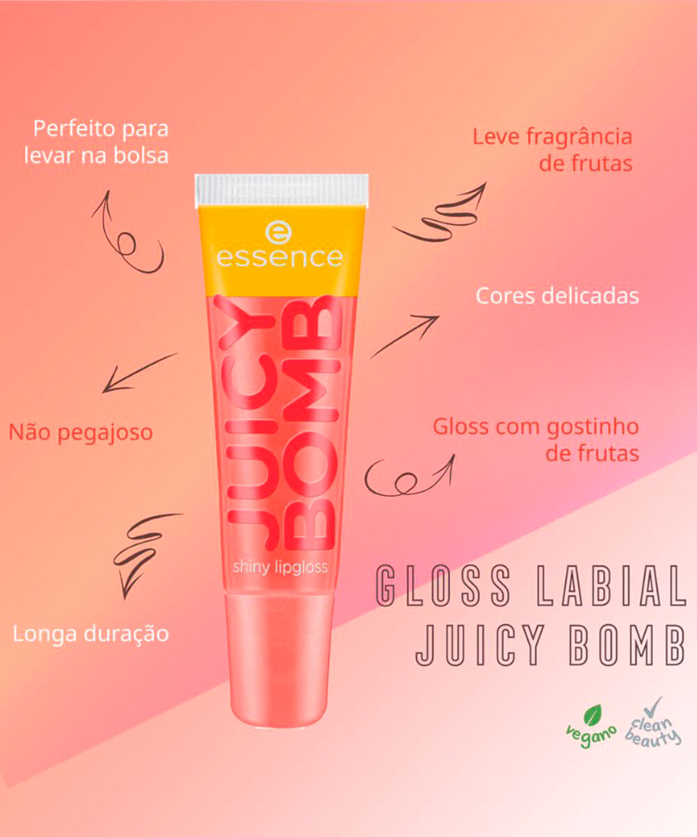 gloss labial essence juicy bomb shiny lipgloss 103