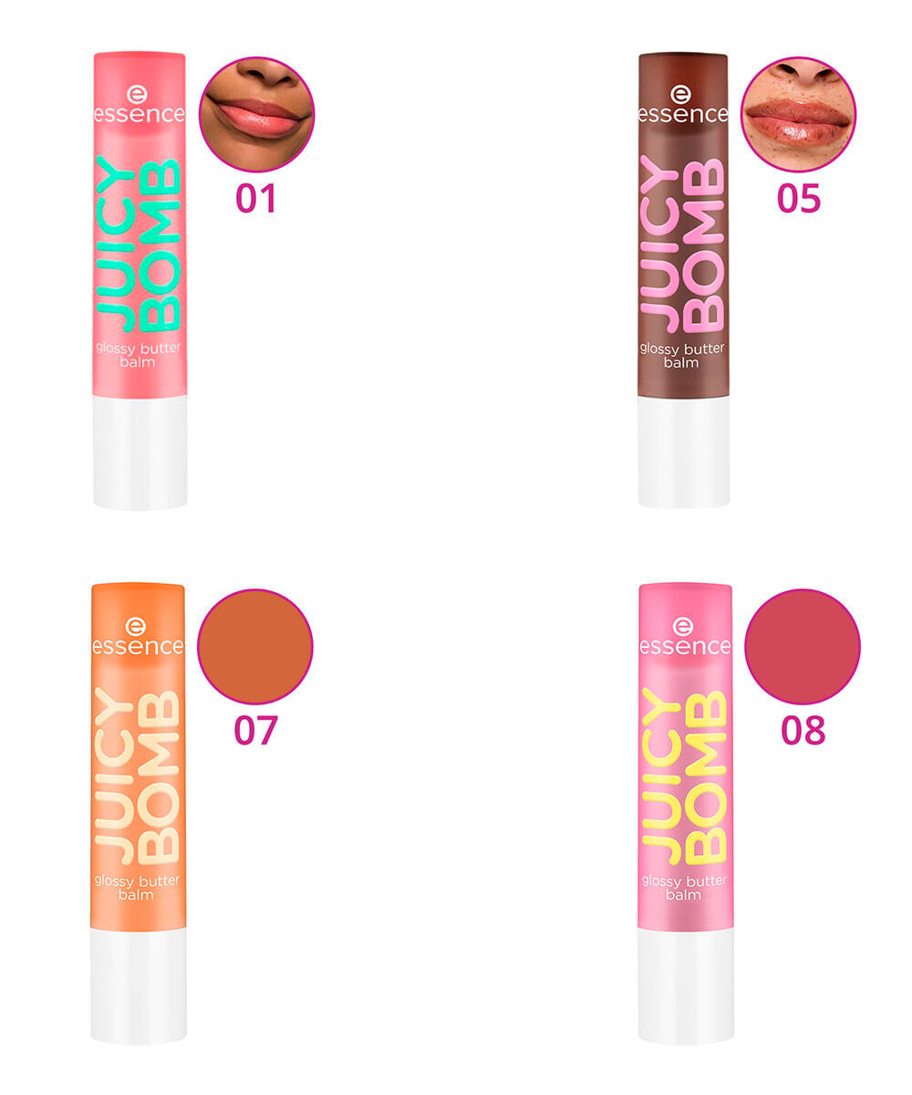 gloss labial essence juicy bomb glossy butter balm 07