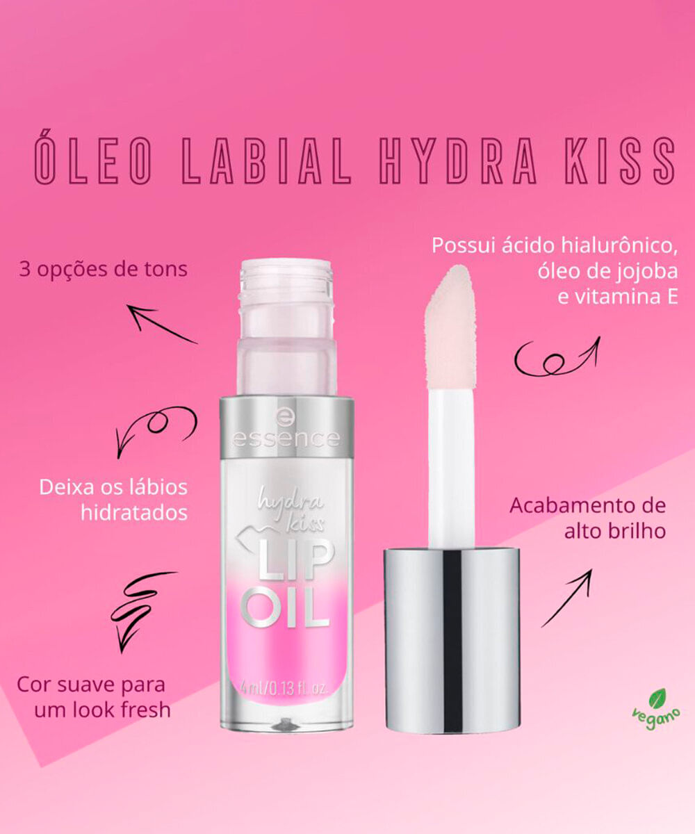 gloss labial essence hydra kiss lip oil 01