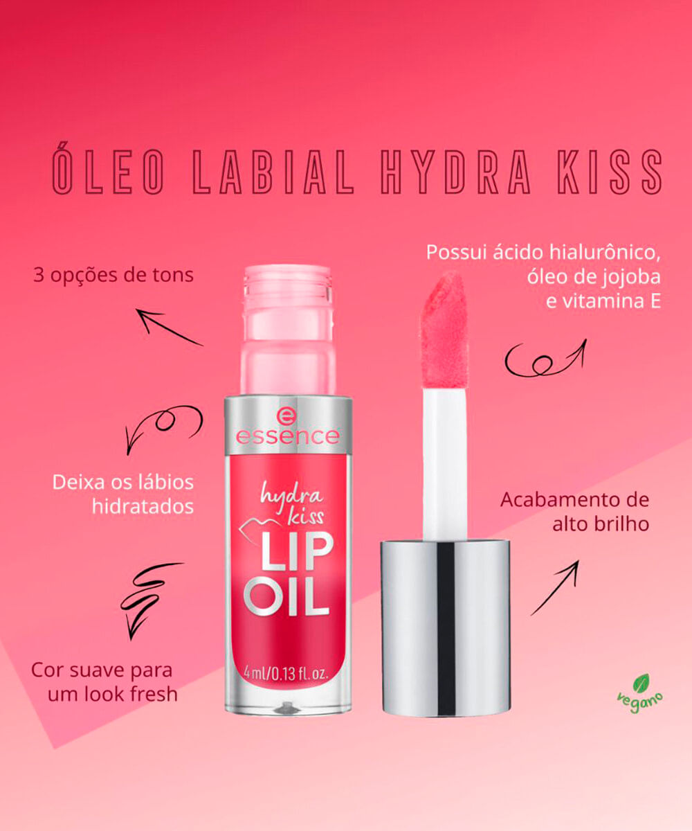 gloss labial essence hydra kiss lip oil 03