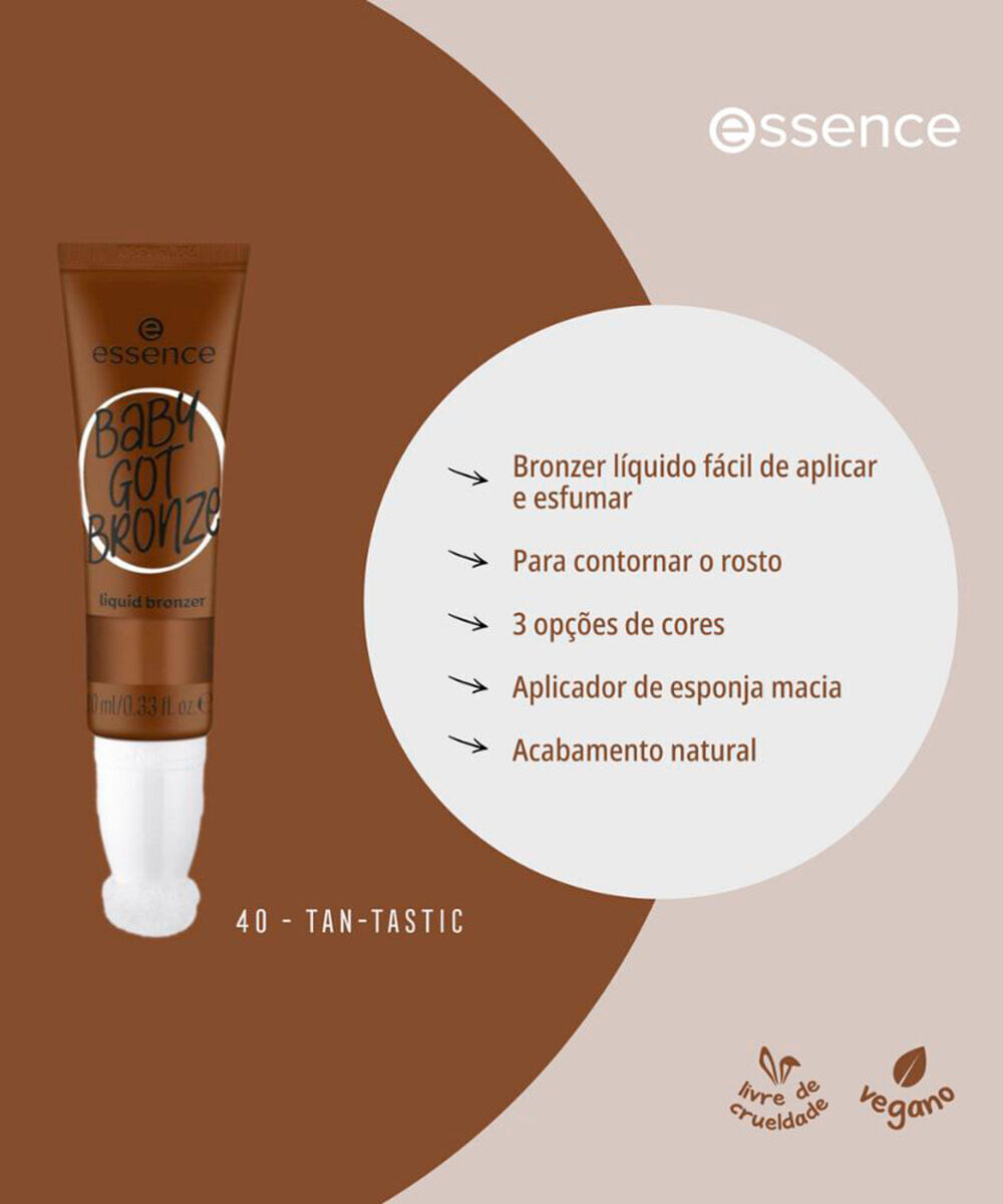 bronzer líquido essence baby got bronze liquid bronzer 20