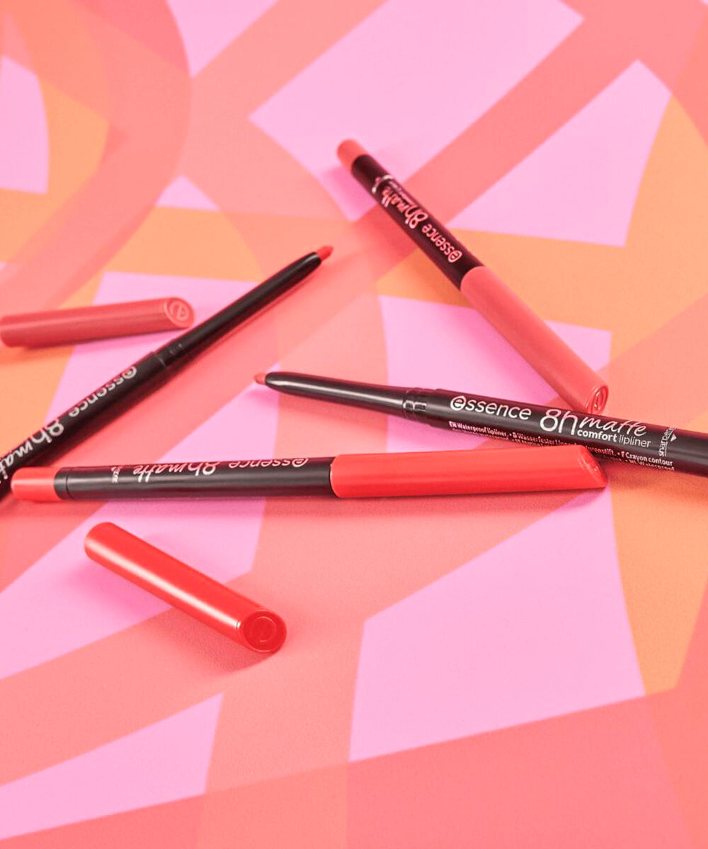 lápis labial essence 8h matte comfort lipliner 07