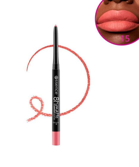lápis labial essence 8h matte comfort lipliner 15