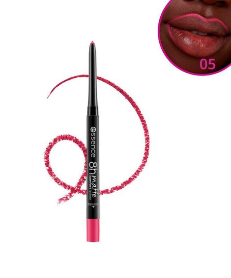 lápis labial essence 8h matte comfort lipliner 05