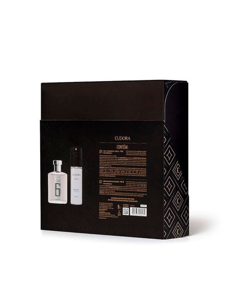 kit eudora presenteável masculino club 6 95ml e 100ml