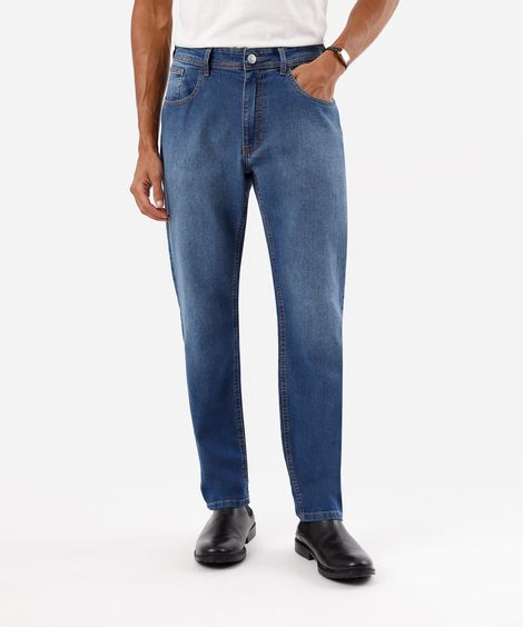 calça slim masculina jeans azul