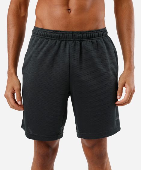 bermuda masculina esportiva texturizada verde