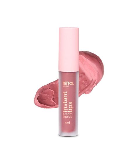 batom líquido nina makeup matte instant lips bride