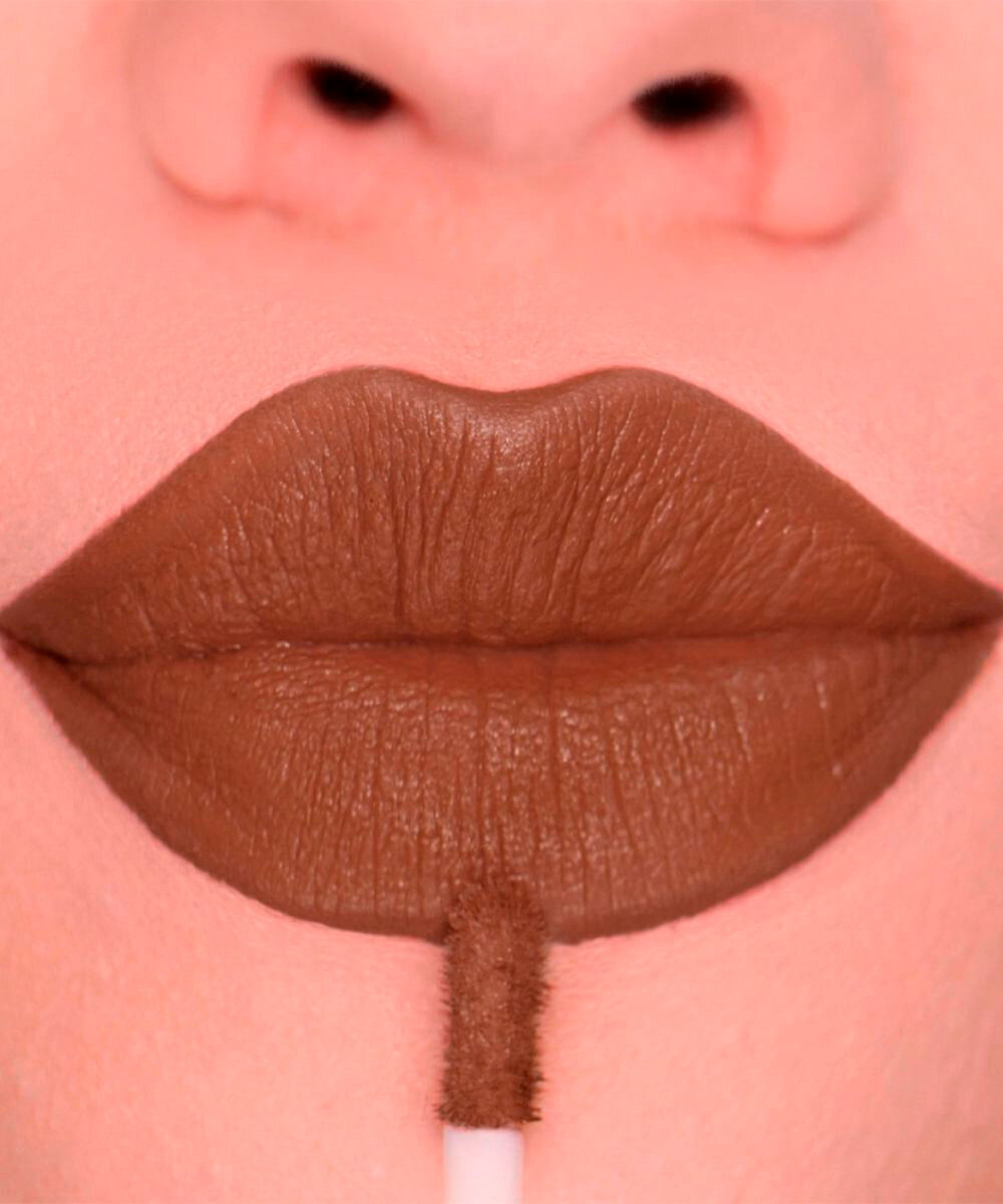 batom líquido nina makeup matte instant lips doce desejo