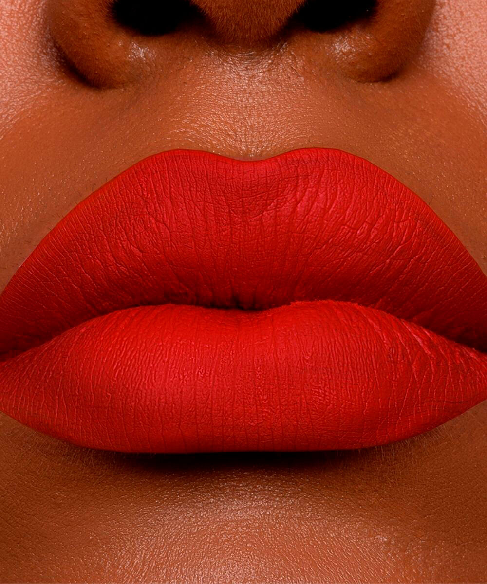 batom líquido nina makeup matte instant lips rubi