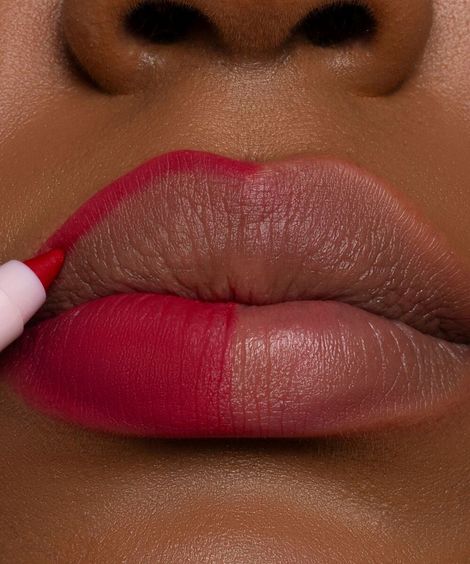 lápis labial nina makeup contorno instant lips rubi