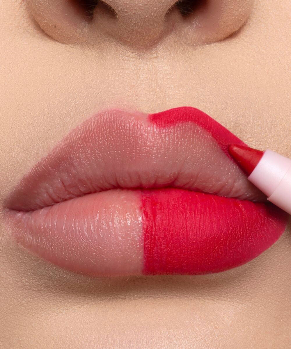 lápis labial nina makeup contorno instant lips rubi