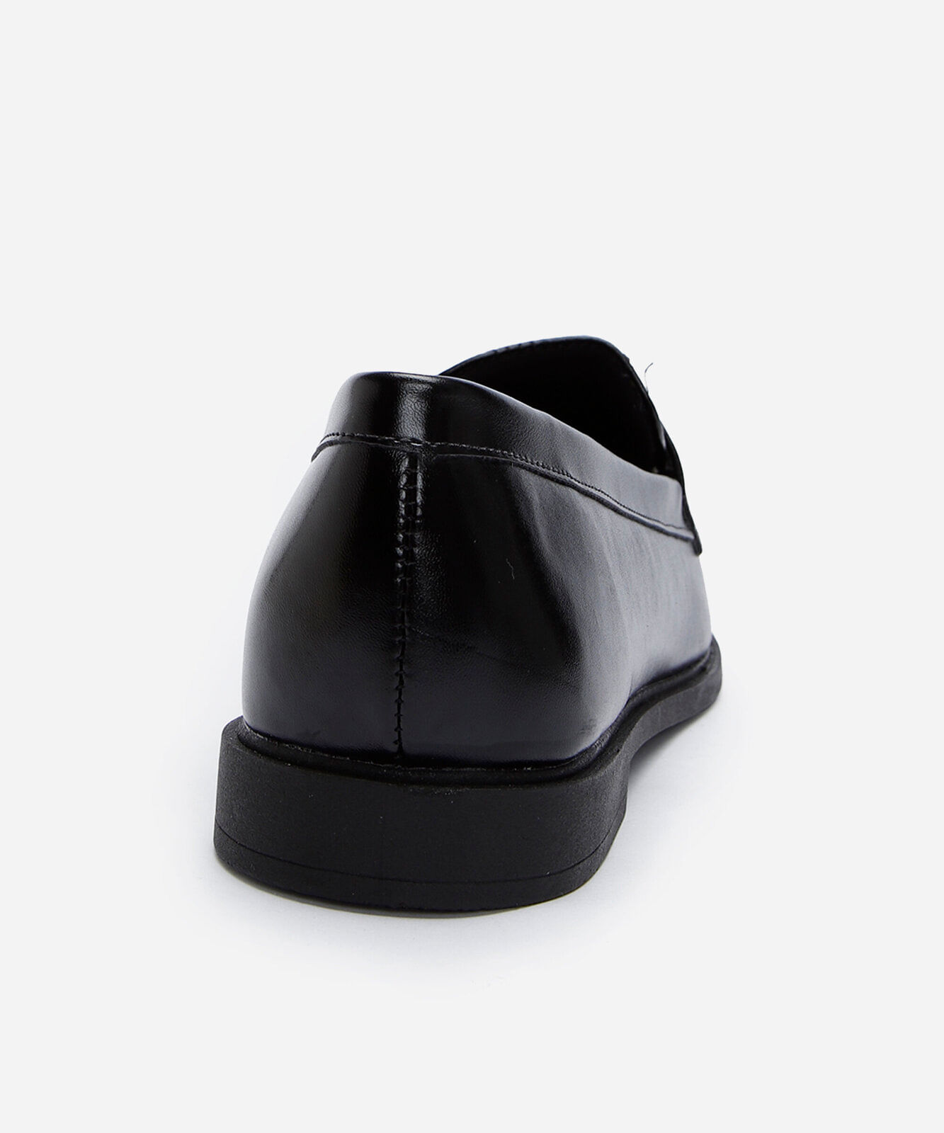 mocassim bico quadrado preto