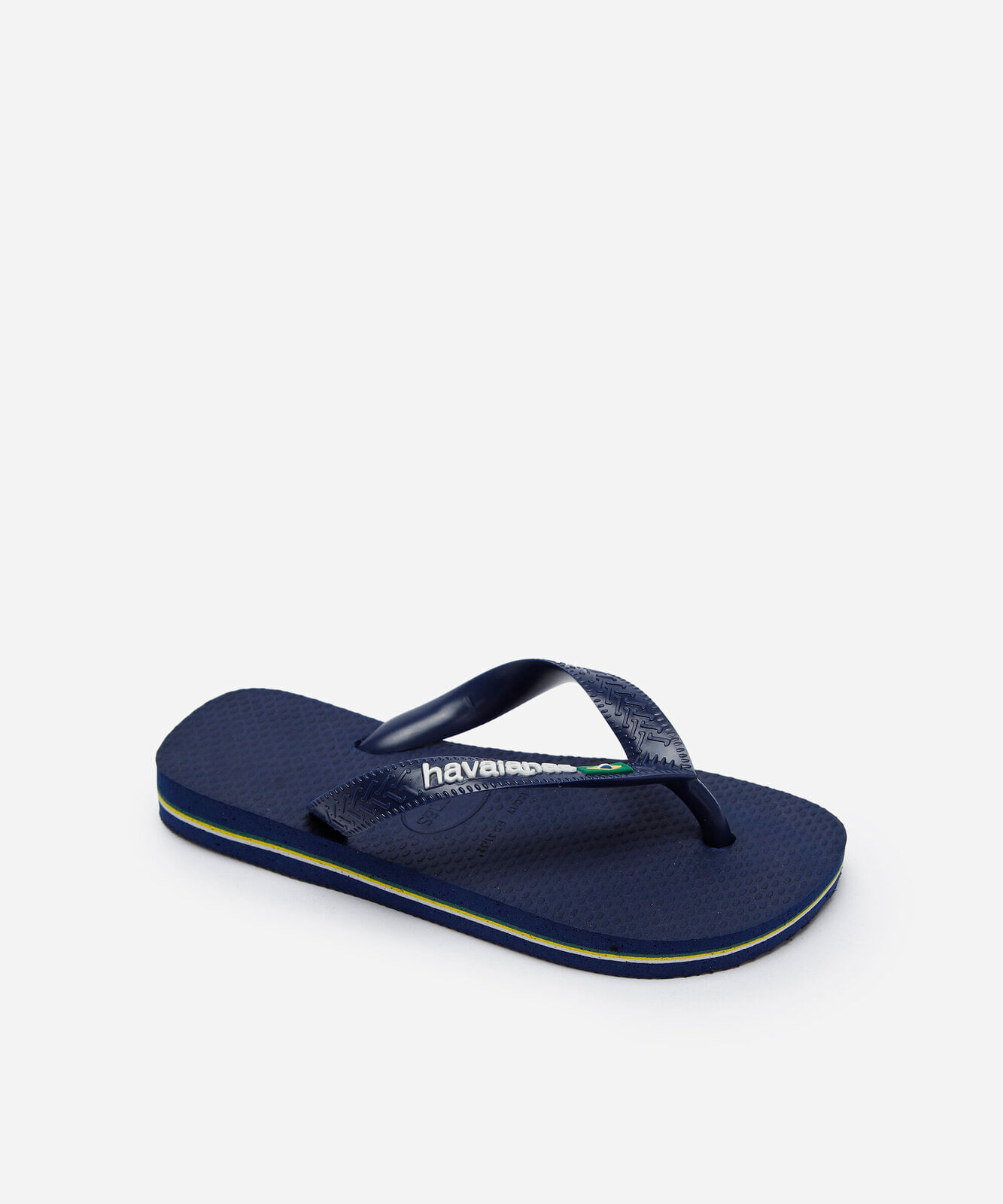 chinelo havaianas brasil infantil azul