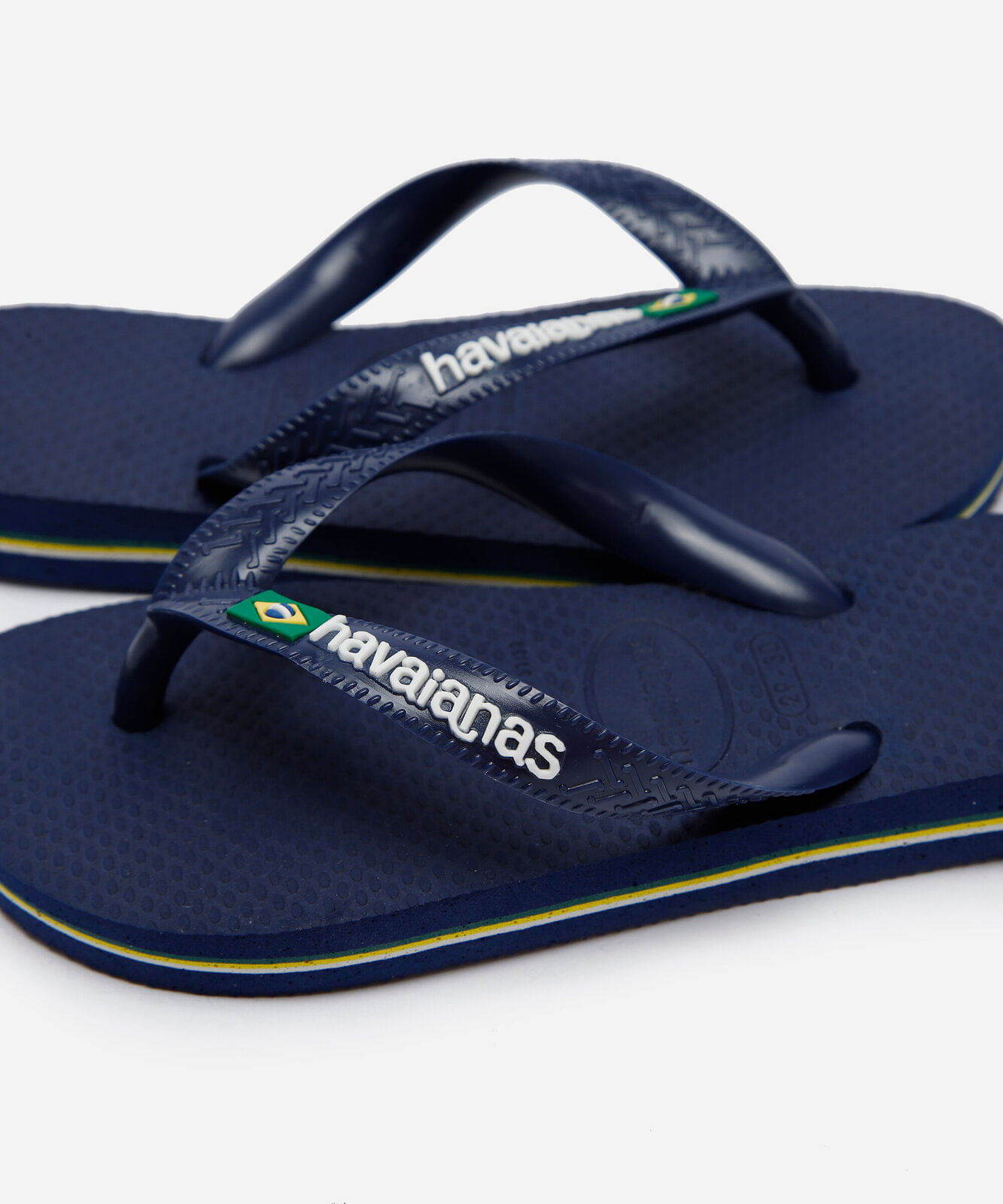 chinelo havaianas brasil infantil azul