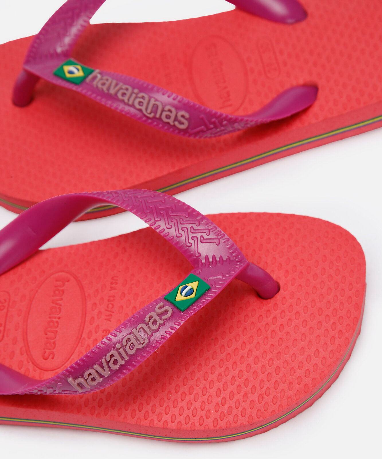 chinelo havaianas brasil infantil laranja