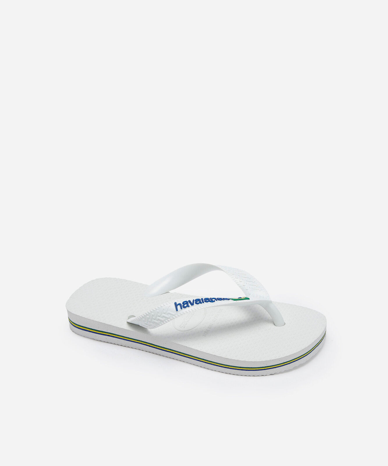 chinelo havaianas brasil infantil branco