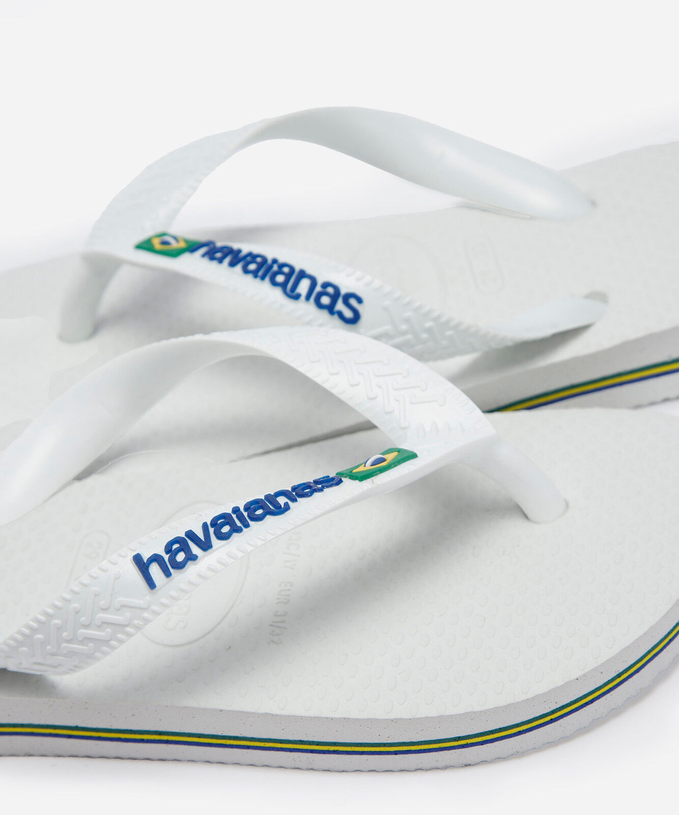 chinelo havaianas brasil infantil branco
