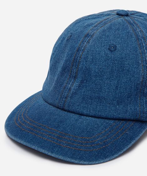 boné aba curva jeans estonado azul