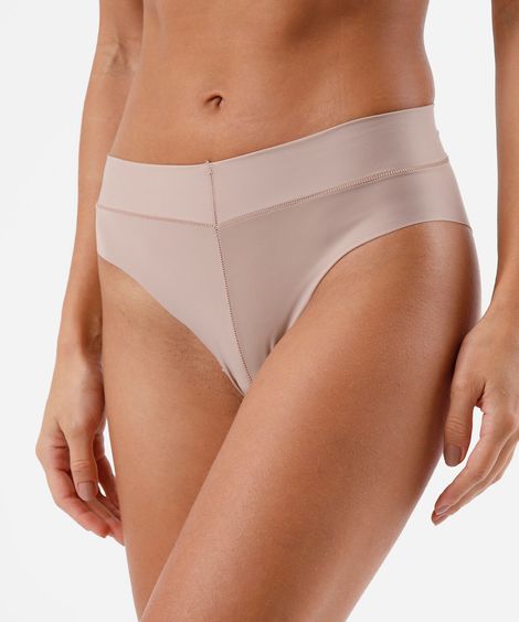 calcinha lateral larga feminina cavada demillus bege