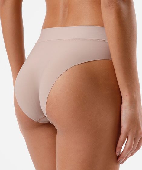 calcinha lateral larga feminina cavada demillus bege