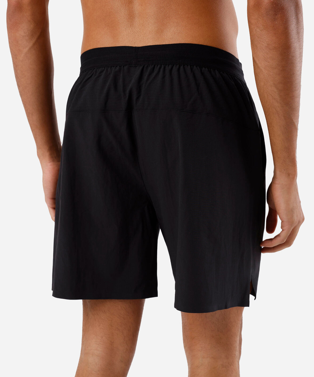 short masculino esportivo cós elástico preto