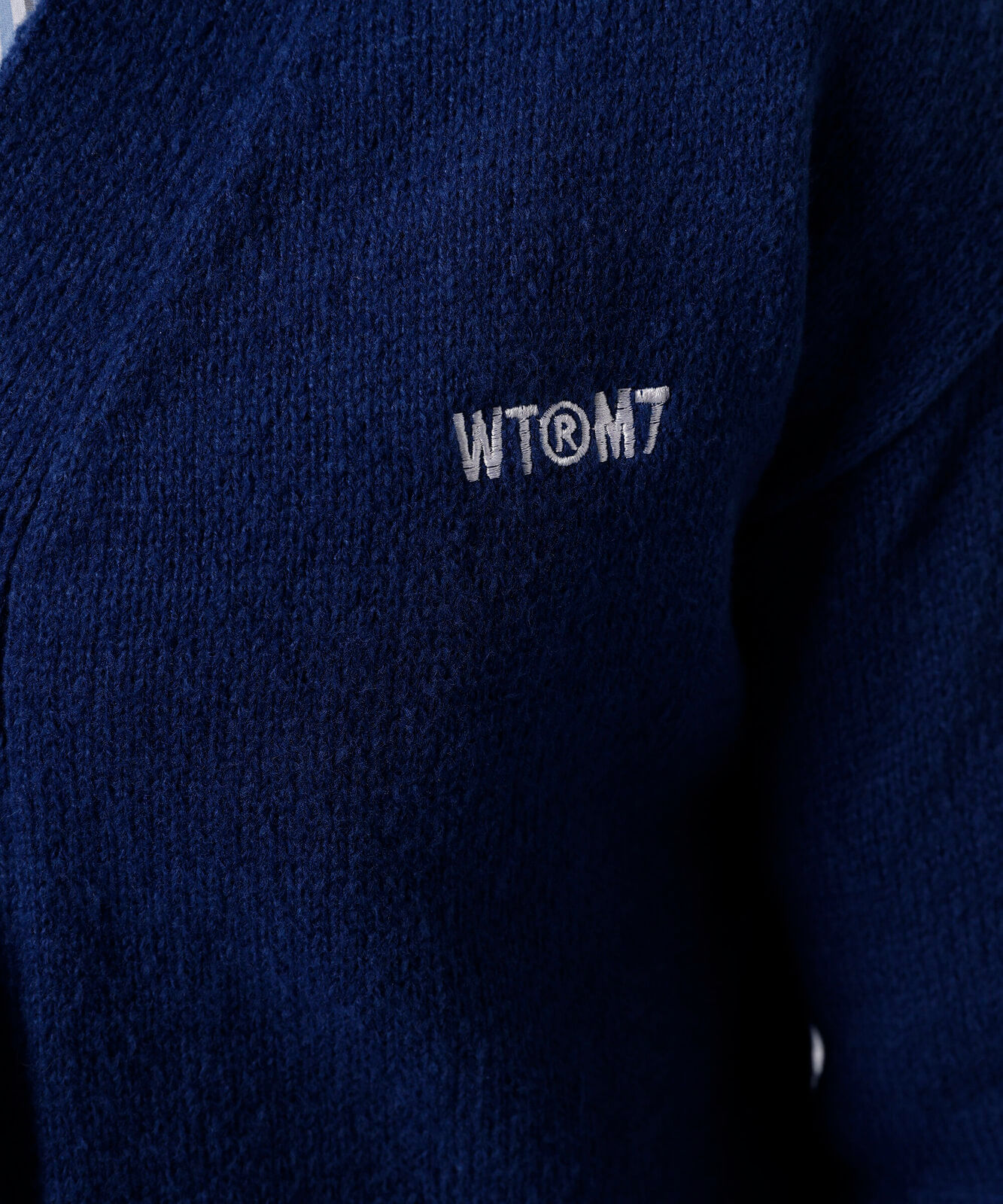 cardigan unissex de tricot mindset working title azul