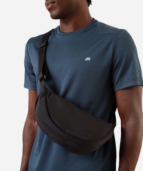 bolsa meia lua preta