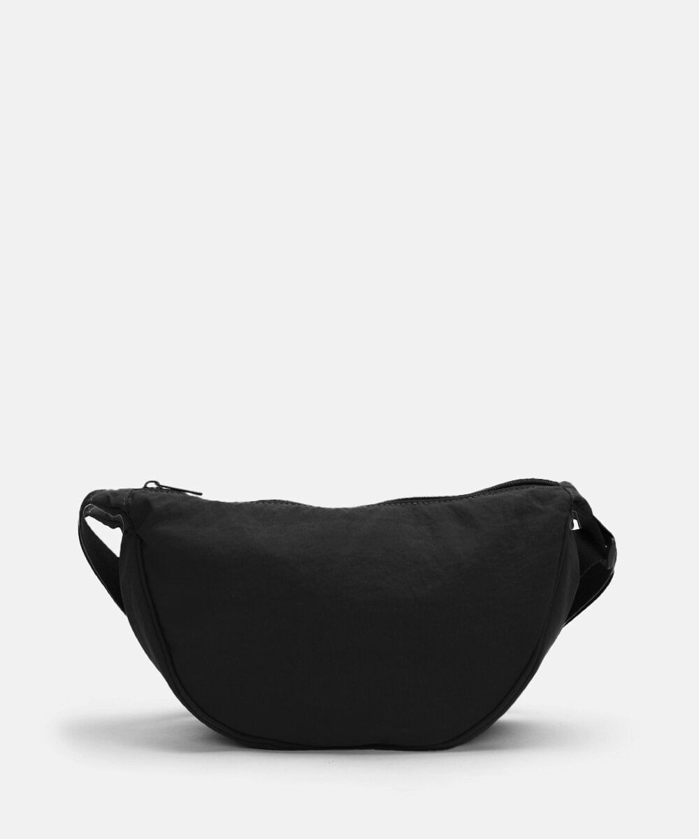 bolsa meia lua preta