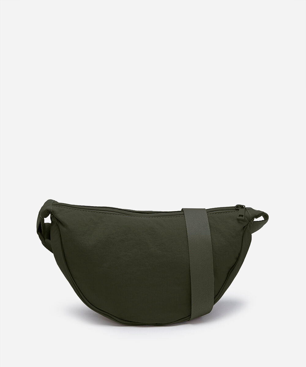 bolsa meia lua verde